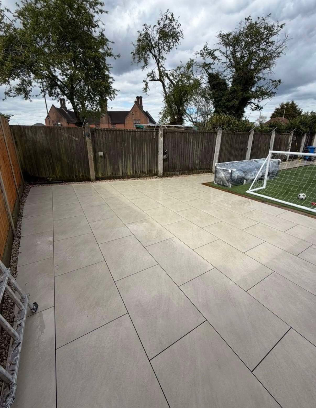 Patio after cleaning