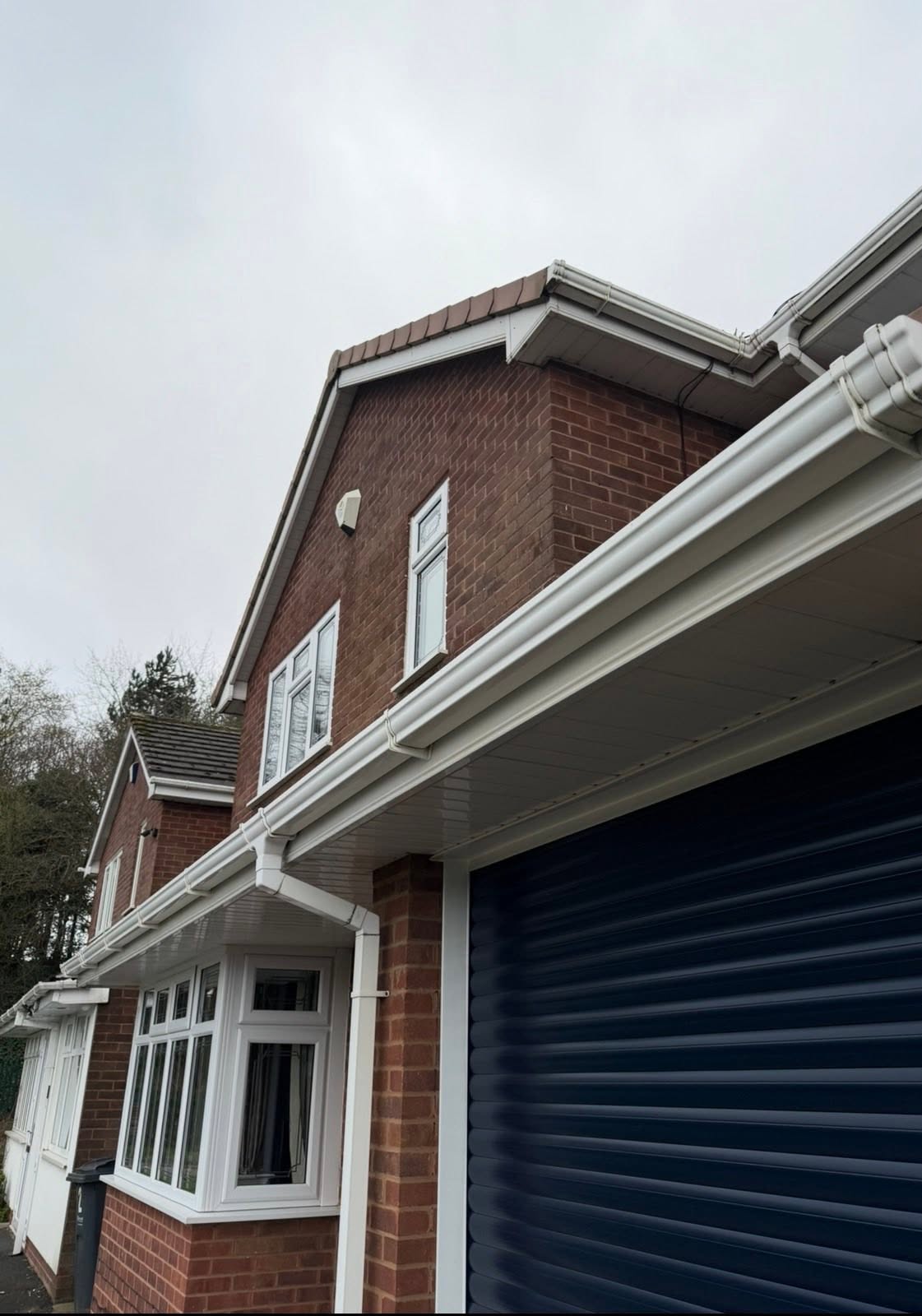 Freshly cleaned fascias and soffits